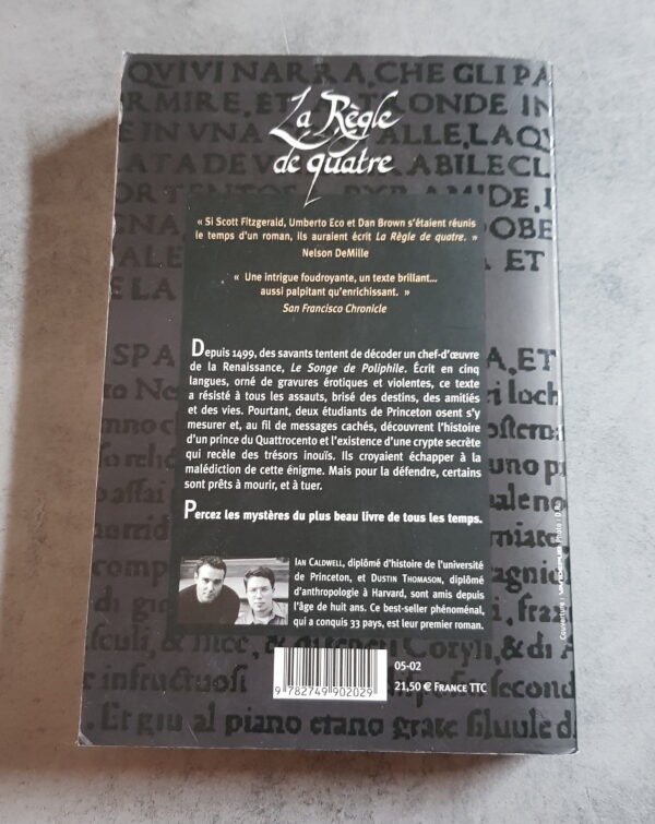 La Règle de quatre – Image 2