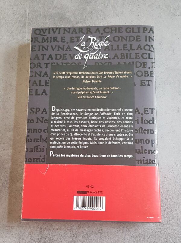 La Règle de quatre – Image 2