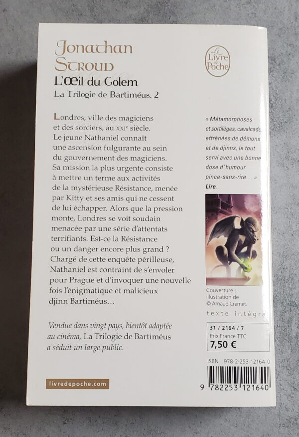 L'Oeil du Golem la Trilogie de Bartiméus 2 – Image 2